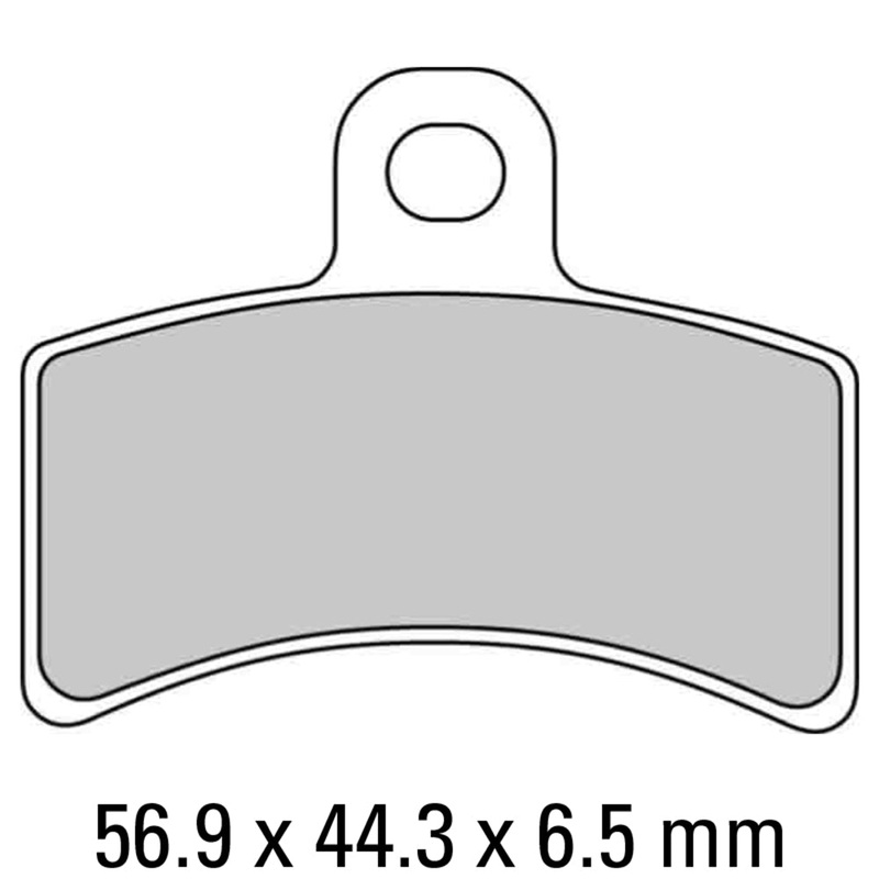 FERODO Brake Disc Pad Set – FDB2103 P Platinum Compound – Non Sinter for Road or Competition