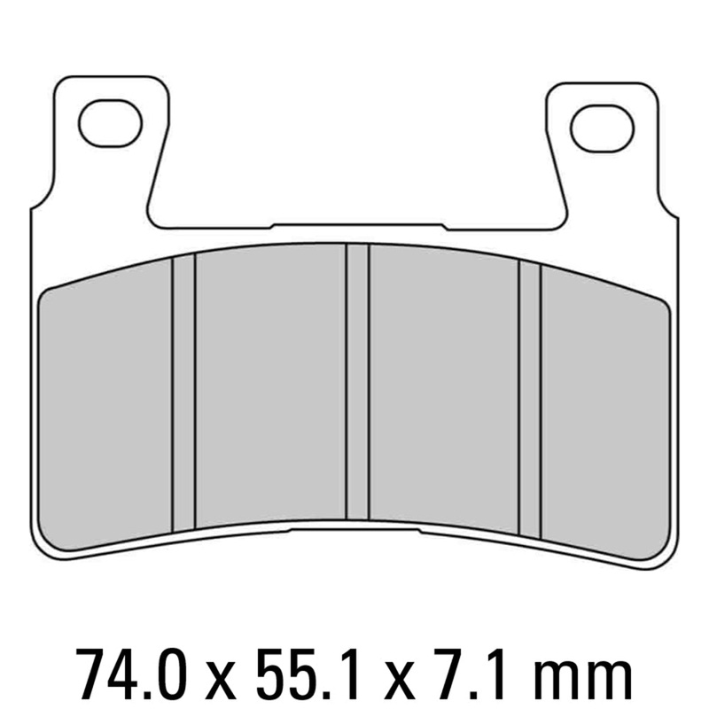 FERODO Race Brake Disc Pad Set – FDB2114 XRAC