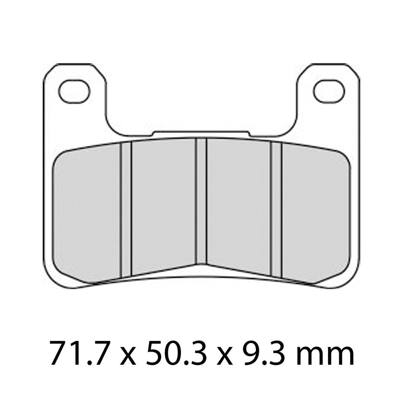 FERODO Race Brake Disc Pad Set – FDB2204 ZRAC