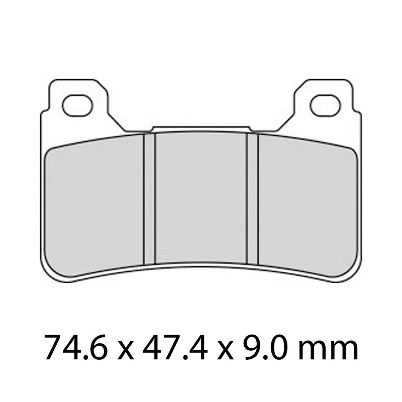 FERODO Race Brake Disc Pad Set – FDB2205 ZRAC