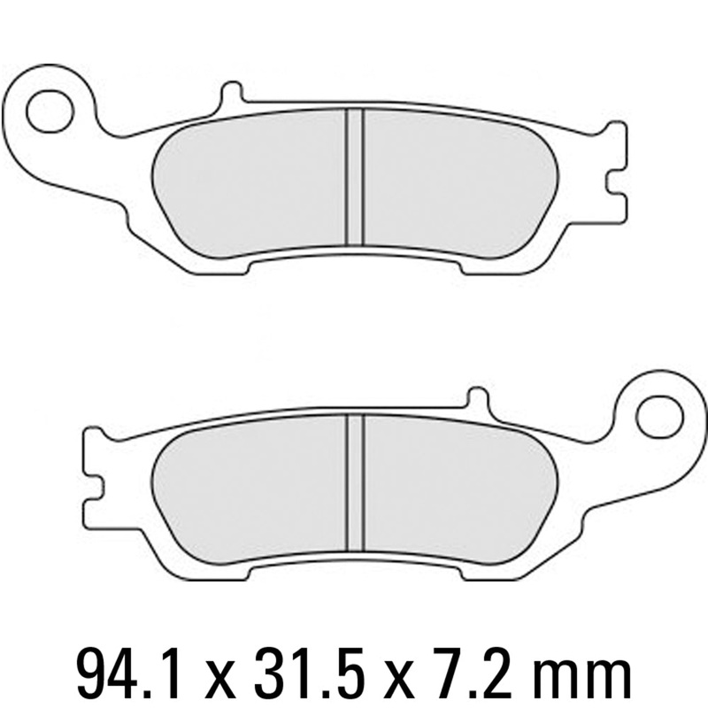 FERODO SinterGrip Racing Brake Pad Set – FDB2219  ZR