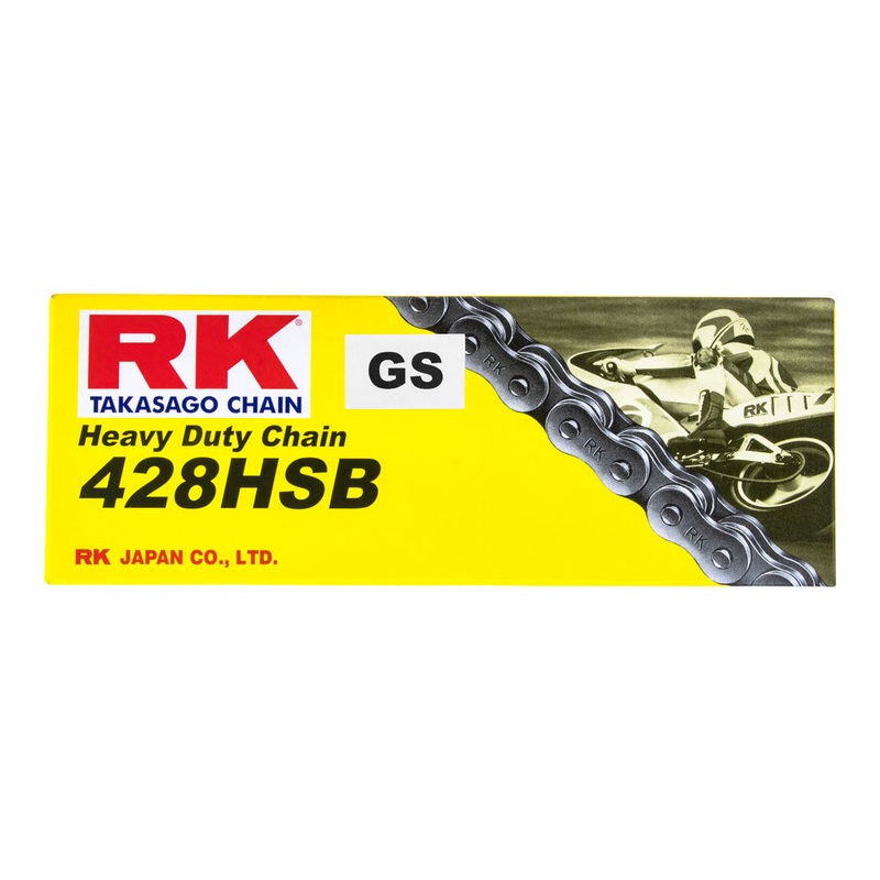 RK CHAIN 428 HEAVY DUTY – 136 LINK – GOLD