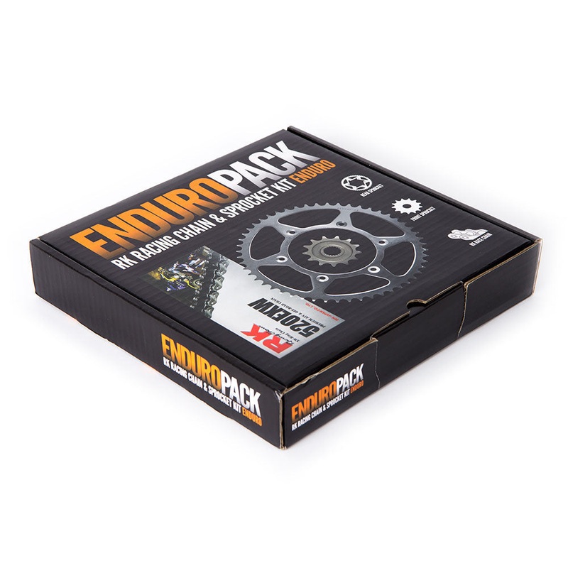 ENDURO PACK – RK CHAIN & SPROCKET KIT – STEEL – 13/50 KLX450R 08-23
