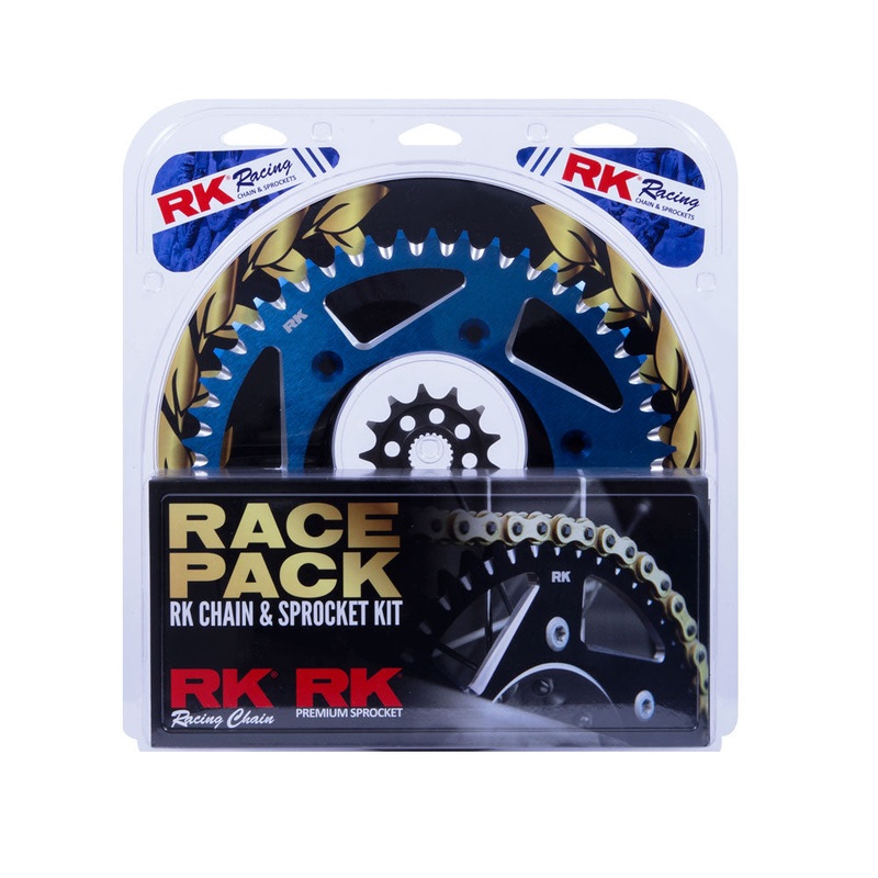 PRO PACK – RK CHAIN & SPROCKET KIT – GOLD+BLUE 13/50 YZ450F 03-23