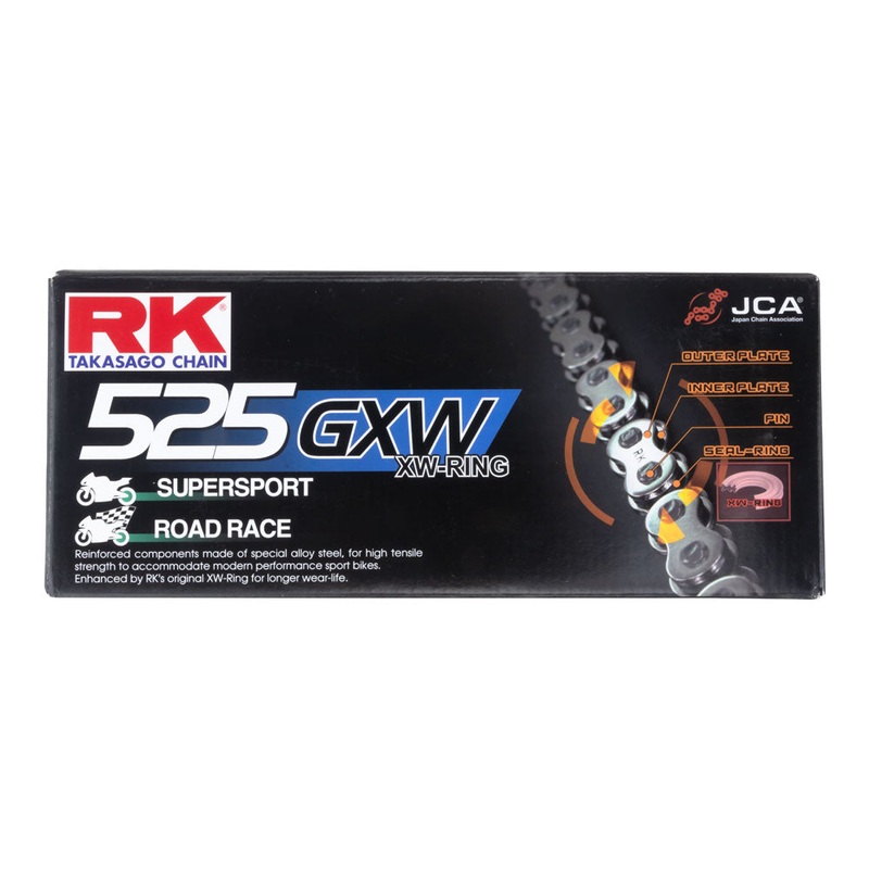 RK CHAIN 525GXW – 112 LINK – NATURAL