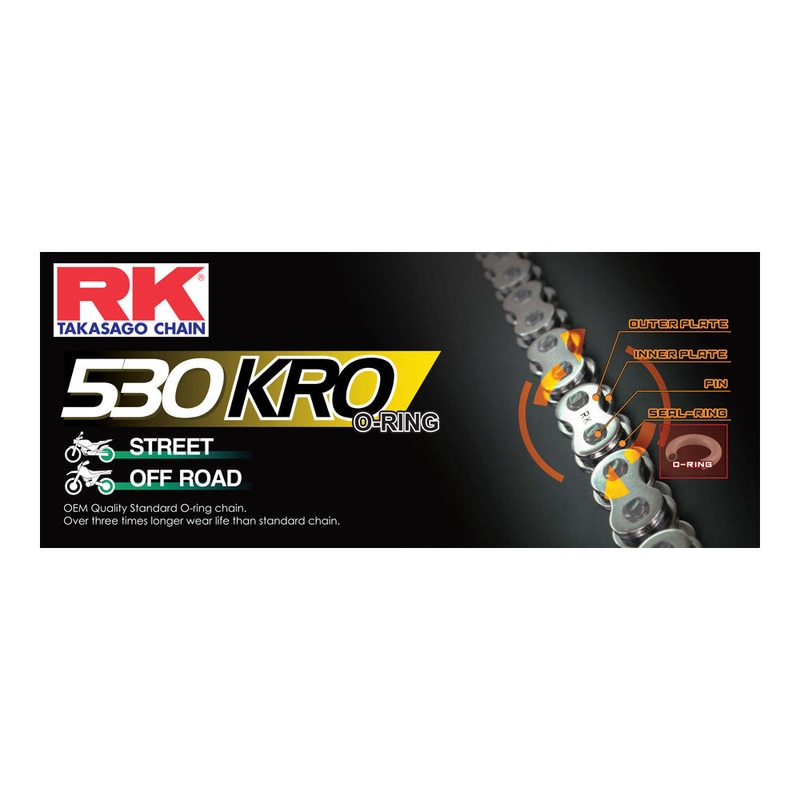 RK CHAIN 530KRO – 120 LINK