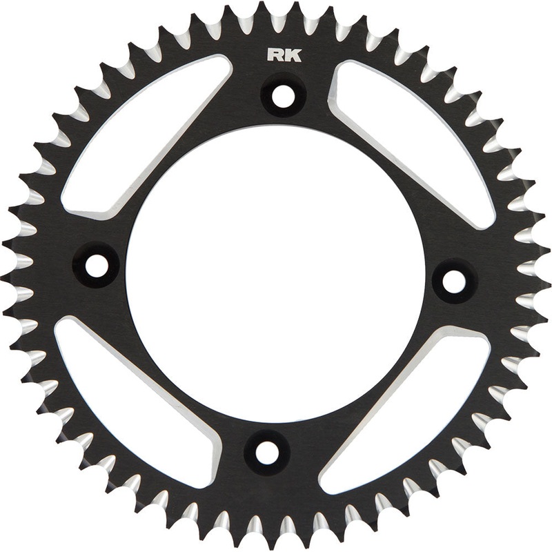 RK ALLOY RACING SPROCKET – 49T 420P – BLACK