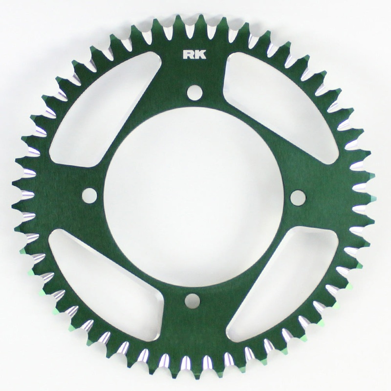 RK ALLOY RACING SPROCKET – 49T 420P – GREEN