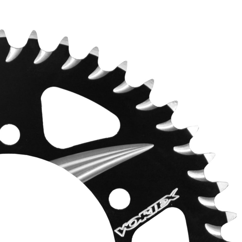 VORTEX ALLOY REAR SPROCKET 520-45T – BLACK Default Title