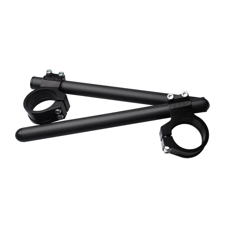 VORTEX – CLIP ON HANDLEBARS 7 DEGREE : BLACK 54MM [PAIR] Default Title