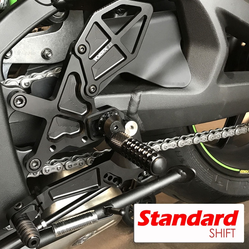 VORTEX – REARSETS : BLACK KAWASAKI ZX-10R 16-19 Default Title