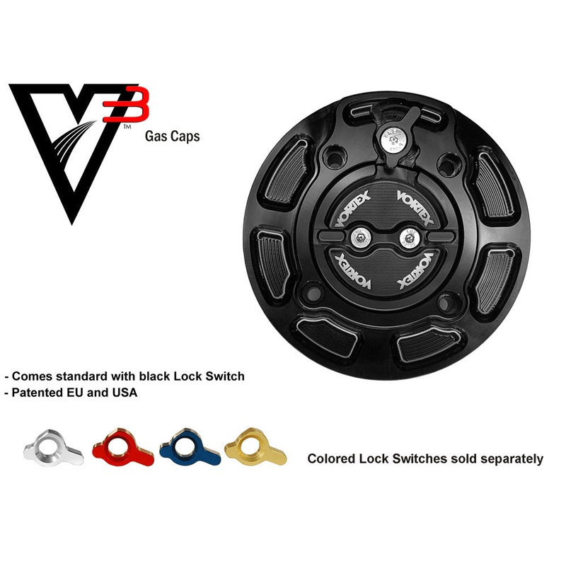VORTEX – V3 FUEL CAP : BLACK KAWASAKI Default Title