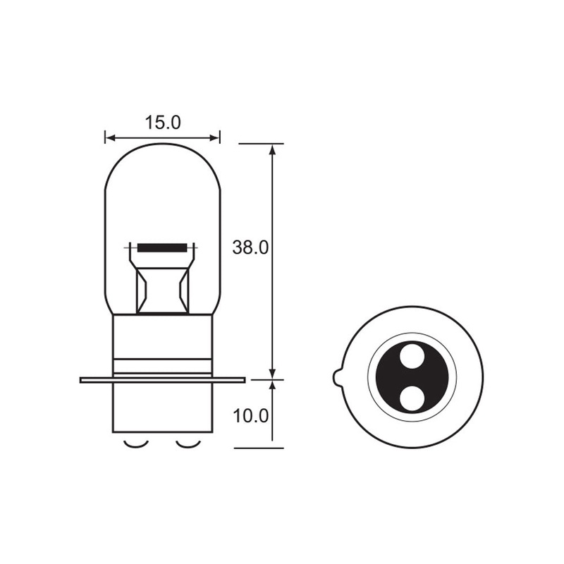 BULB – HALOGEN 12V 35/35W – PX15D