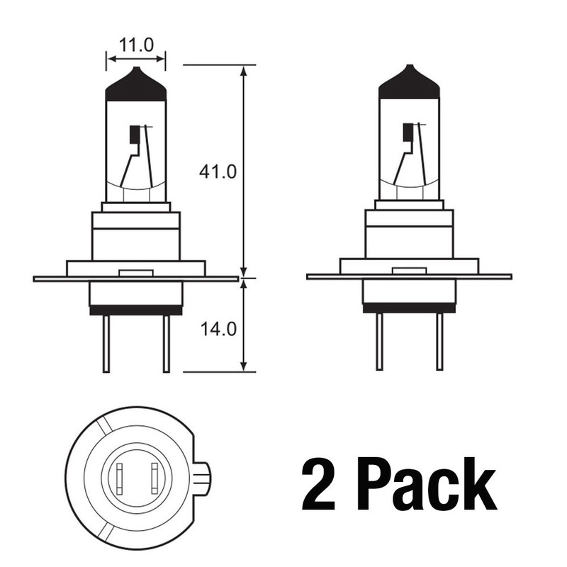 BULB – TUNGSRAM Megalight +60% 12V 55W – H7 – PX26D (2PK)