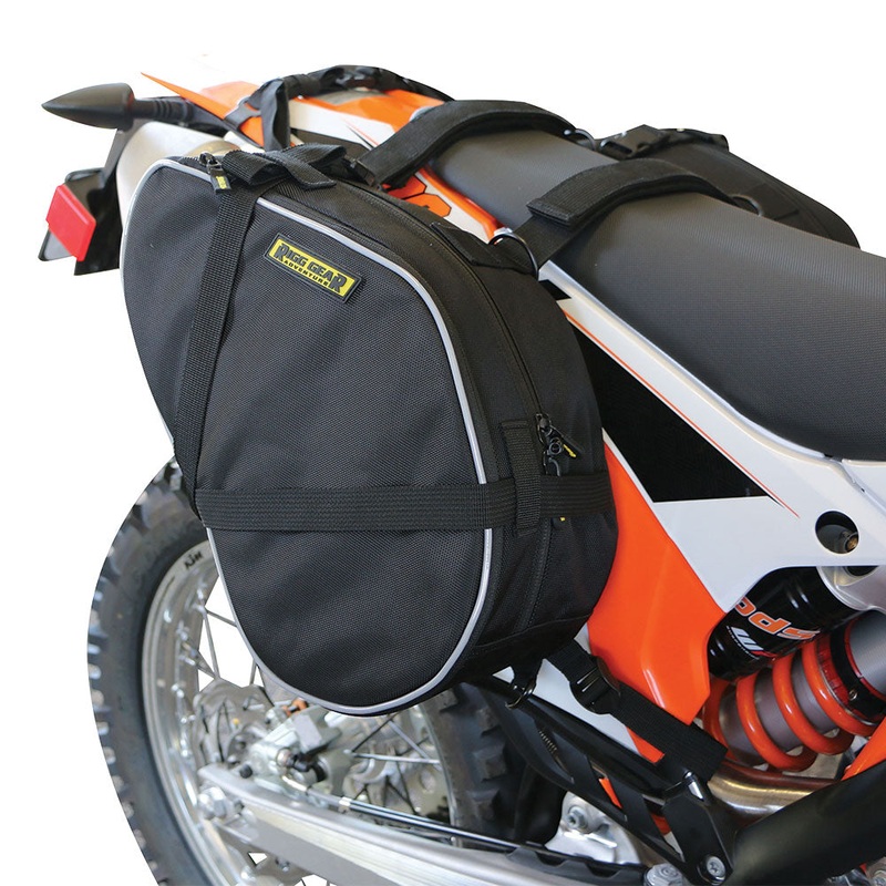 Nelson-Rigg Saddlebags RG-020 Dual-Sport Expandable 12-15 litre ea – Black