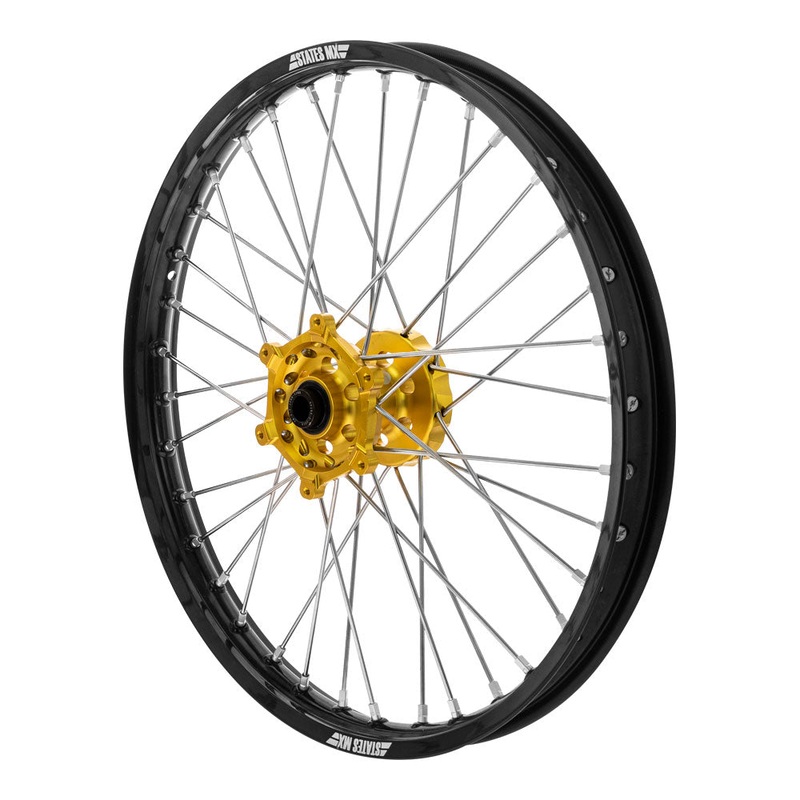 STATES MX FRONT WHEEL 21 X 1.6 SUZUKI RM-Z250/450 – BLACK/GOLD