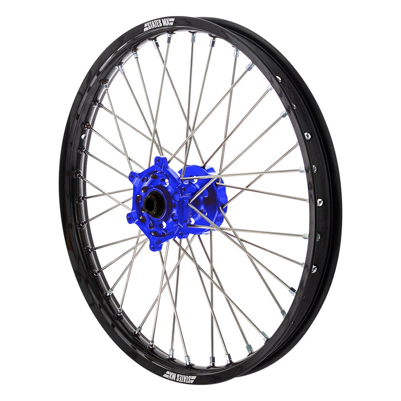 STATES MX FRONT WHEEL 21 X 1.6 YAMAHA YZF 03-22 – BLACK/BLUE