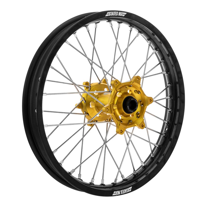STATES MX REAR WHEEL 19 X 2.15 SUZUKI RM-Z250/450 – BLACK/GOLD