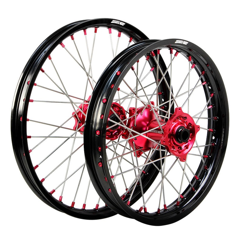 WHEEL SET STATES MX BETA 12 – 21/18 BLACK/RED