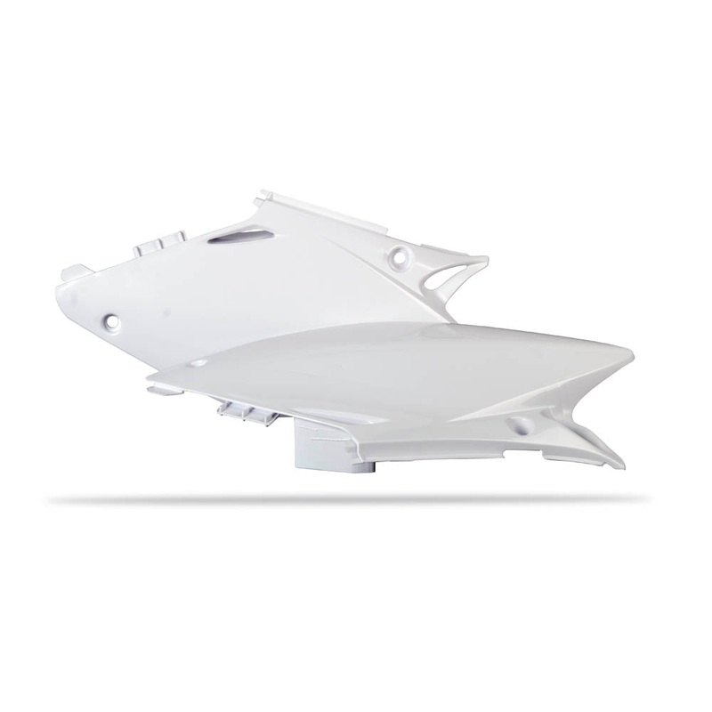 POLISPORT SIDE COVERS HONDA CR125/250 02-07 – WHITE