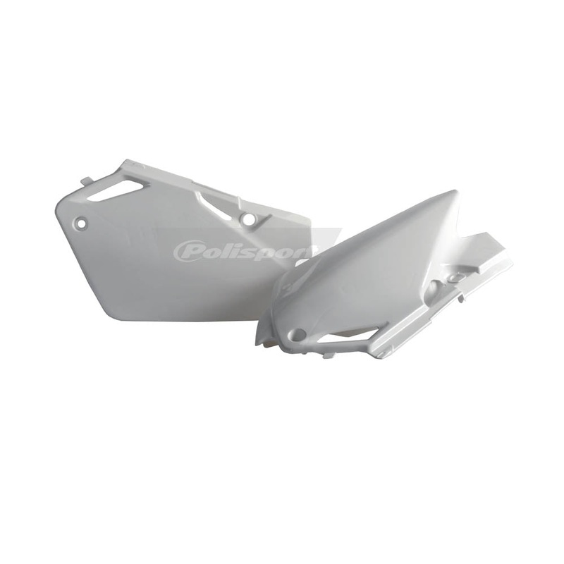 POLISPORT SIDE COVERS HONDA CR85 03-07 – WHITE