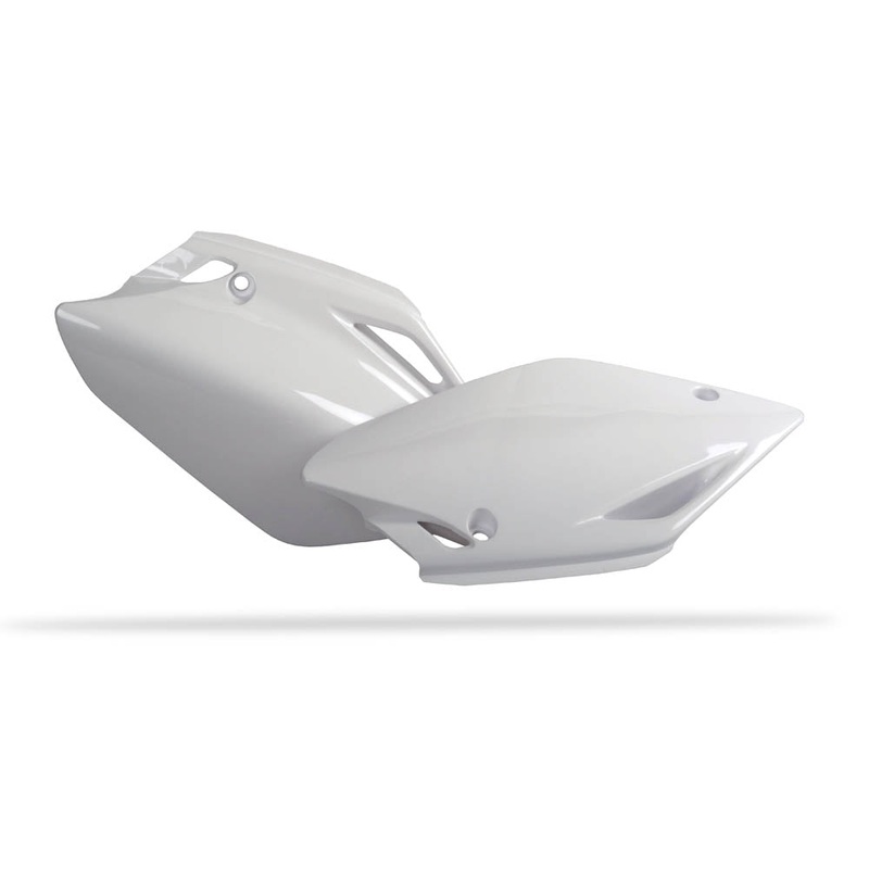 POLISPORT SIDE COVERS HONDA CRF150R 07-17 – WHITE