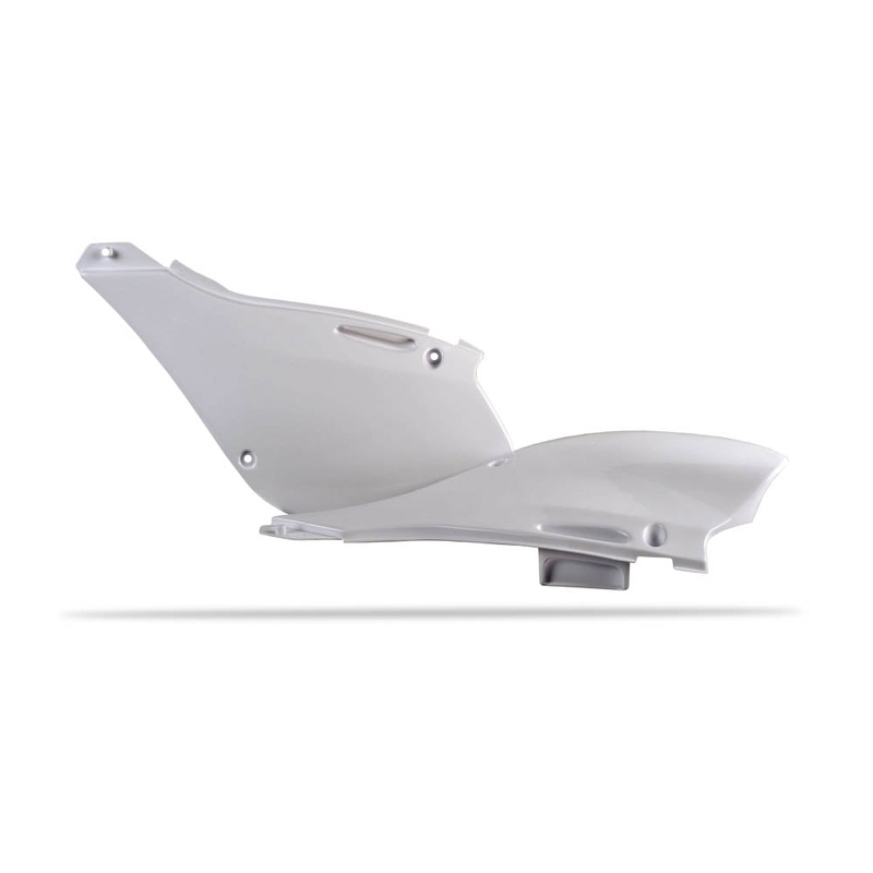 POLISPORT SIDE COVERS KAWASAKI KX125/250 99-02 – WHITE