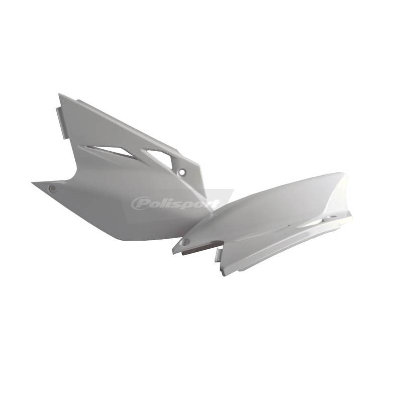 POLISPORT SIDE COVERS KAWASAKI KX450F 06-08 – WHITE
