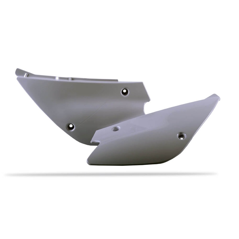 POLISPORT SIDE COVERS KAWASAKI KX85 01-13 – WHITE