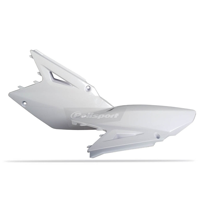 POLISPORT SIDE COVERS SUZUKI RM-Z450 08-17 – WHITE