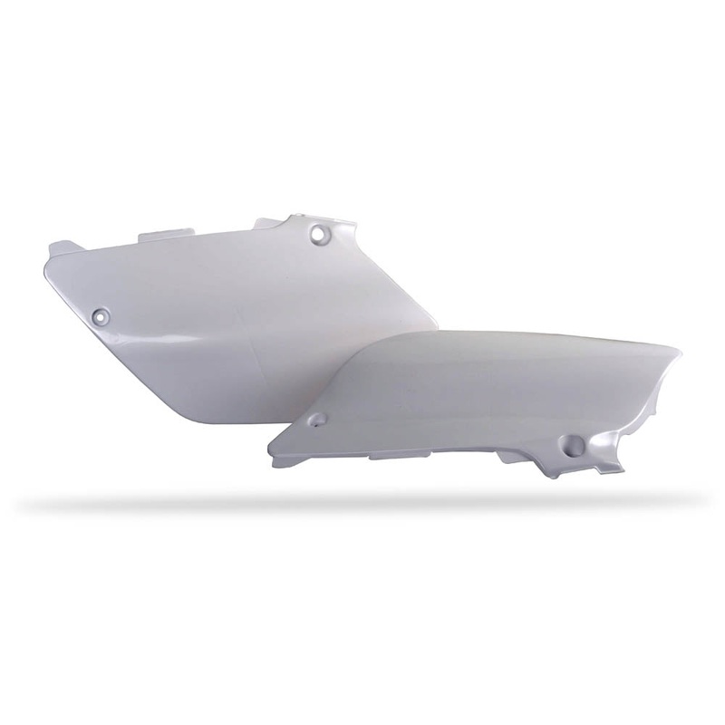 POLISPORT SIDE COVERS YAMAHA YZ125/250 02-14 – WHITE