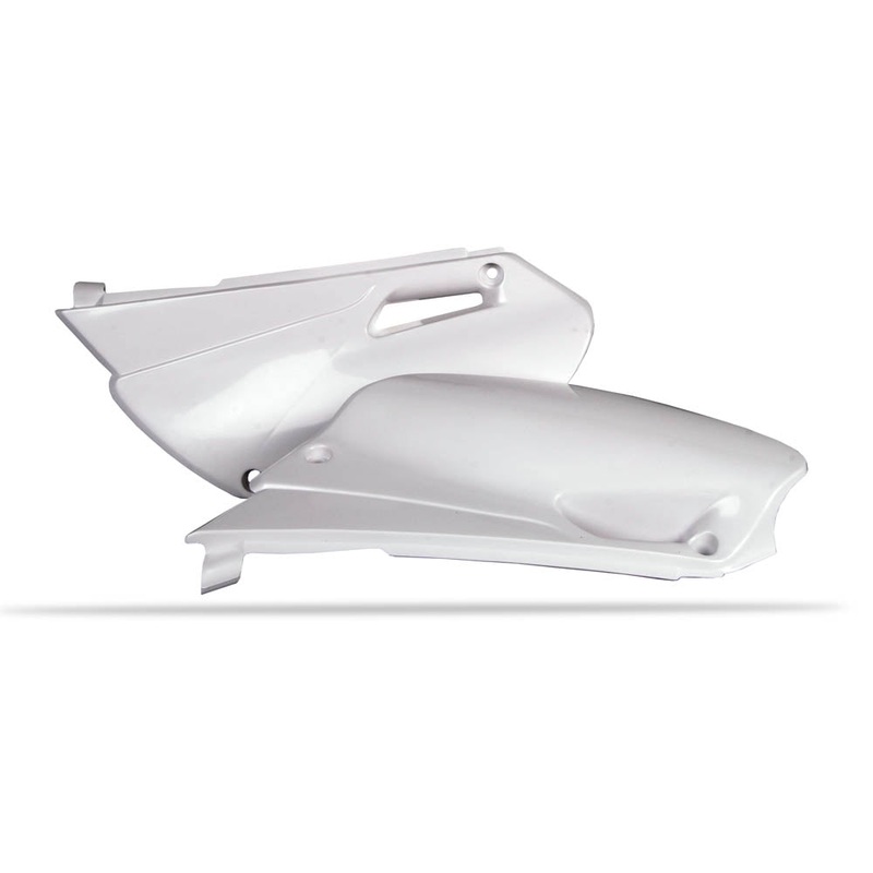 POLISPORT SIDE COVERS YAMAHA YZ85 02-14 – WHITE