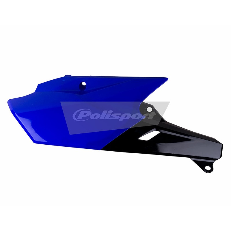 POLISPORT SIDE COVERS YZ250F 14-18/YZ450F 14-17 – BLUE/BLACK