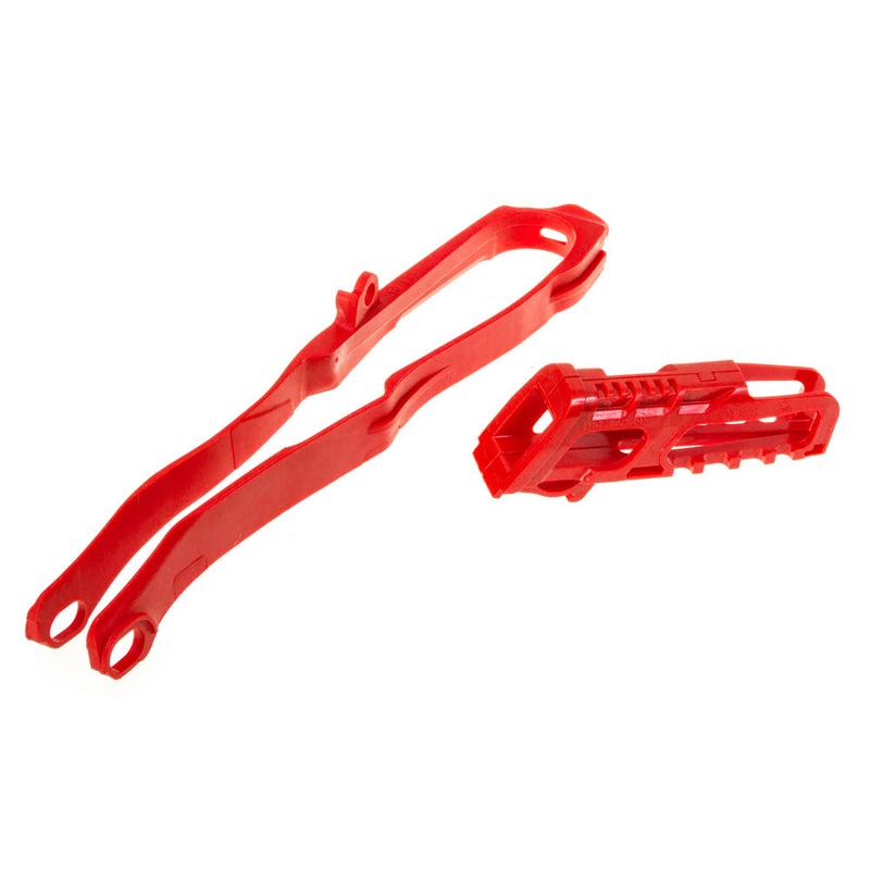 POLISPORT CHAIN GUIDE & SLIDER KIT HONDA CRF250R 14-17/CRF450R 13-16 – RED