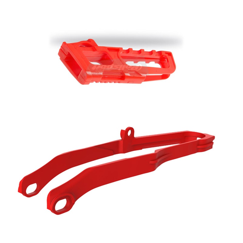 POLISPORT CHAIN GUIDE & SLIDER KIT HONDA CRF250R 18/CRF450R 17-18 – RED