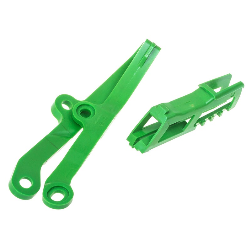 POLISPORT CHAIN GUIDE & SLIDER KIT KAWASAKI KX250F 09-16/KX450F 09-15 – GREEN