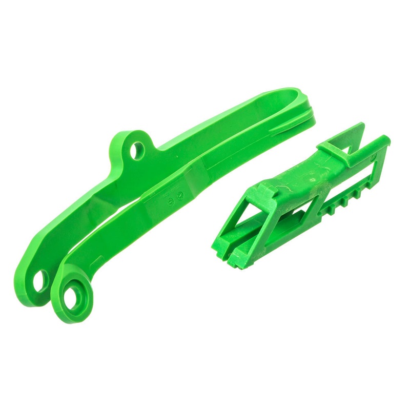 POLISPORT CHAIN GUIDE & SLIDER KIT KAWASAKI KX250F 17/KX450F 16-17 – GREEN