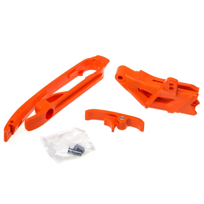 POLISPORT CHAIN GUIDE & SLIDER KIT KTM SX/SX-F – ORANGE