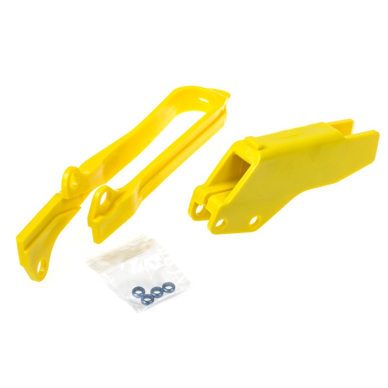 POLISPORT CHAIN GUIDE & SLIDER KIT SUZUKI RM-Z250 10-11/RM-Z450 10-17 – YELLOW