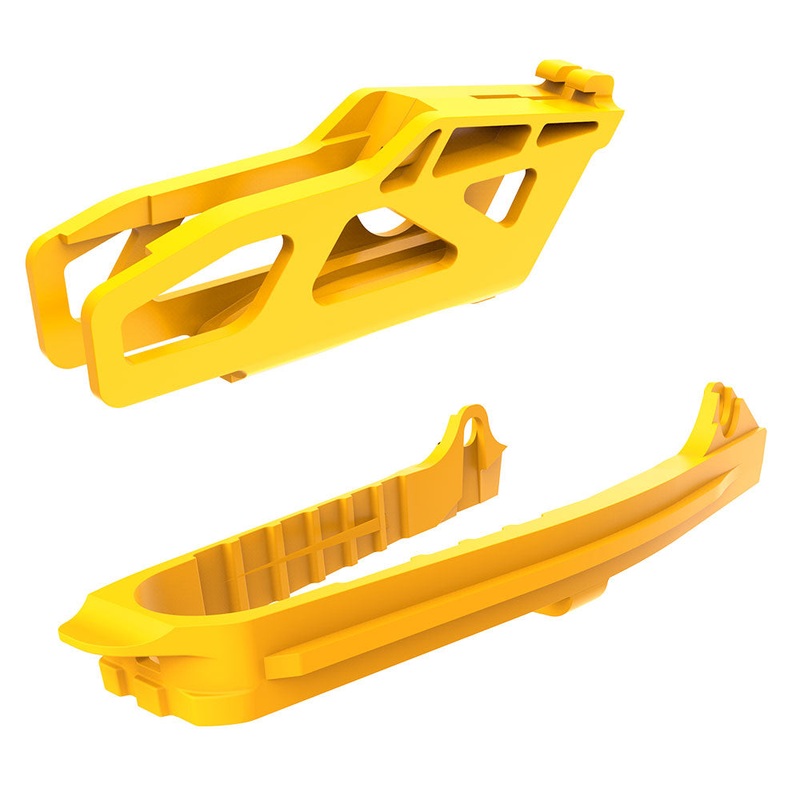 POLISPORT CHAIN GUIDE & SLIDER KIT SUZUKI RM-Z250 19/RM-Z450 18-19 – YELLOW