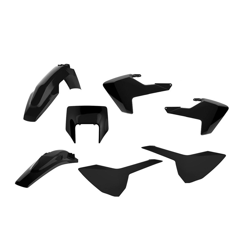 POLISPORT ENDURO KIT HUSQVARNA TE/FE 17-19 (INCL. HEADLIGHT SURROUND) – BLACK