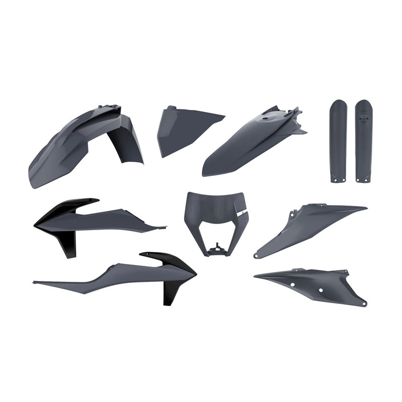 POLISPORT ENDURO KIT KTM EXC/EXC-F 20-23 – NARDO GREY (INCL HEADLIGHT SURROUND)