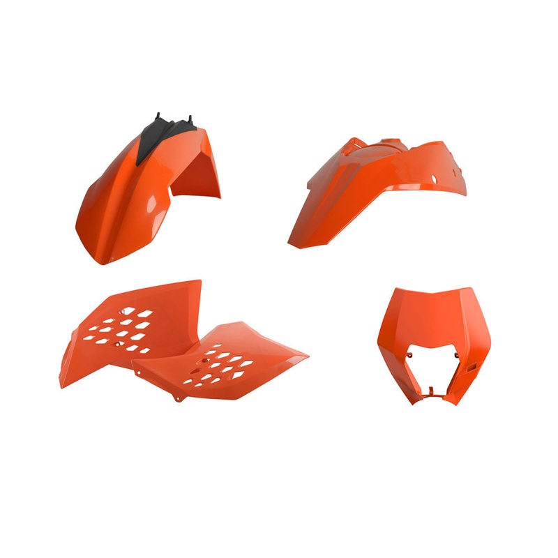 POLISPORT ENDURO KIT KTM EXC/EXCF 08-11 – OEM 10 (INCL. HEADLIGHT SURROUND)