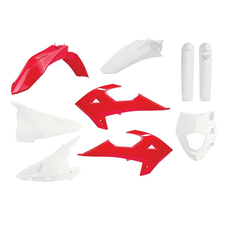 POLISPORT ENDURO KIT GAS GAS 18-20/RIEJU 21-23 – RED/WHITE