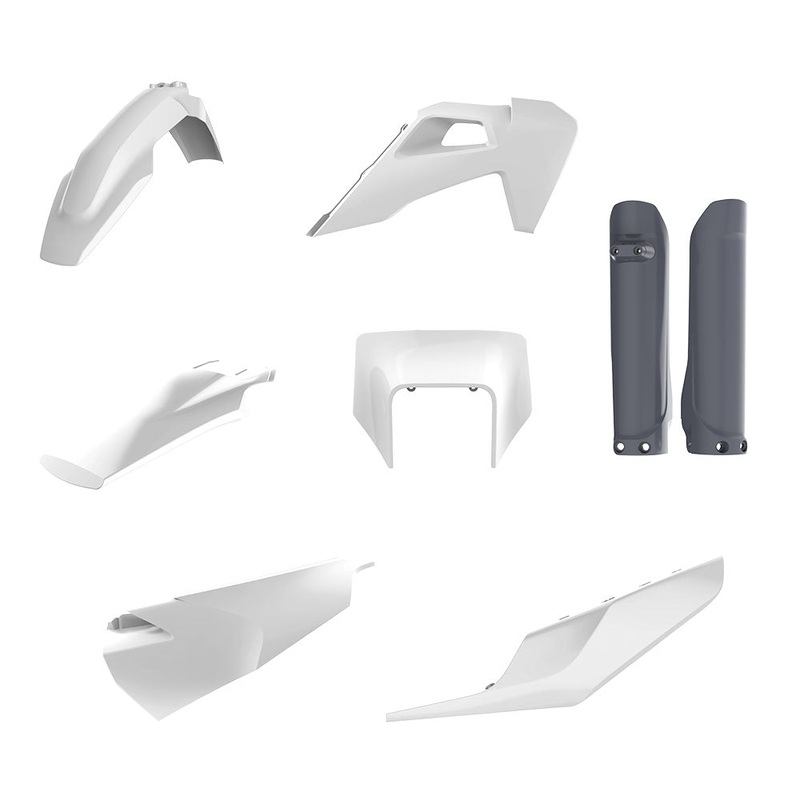 POLISPORT ENDURO KIT HUSQVARNA TE/FE 20-23 – OEM 22 (INCL. HEADLIGHT SURROUND & FORK GUARDS)