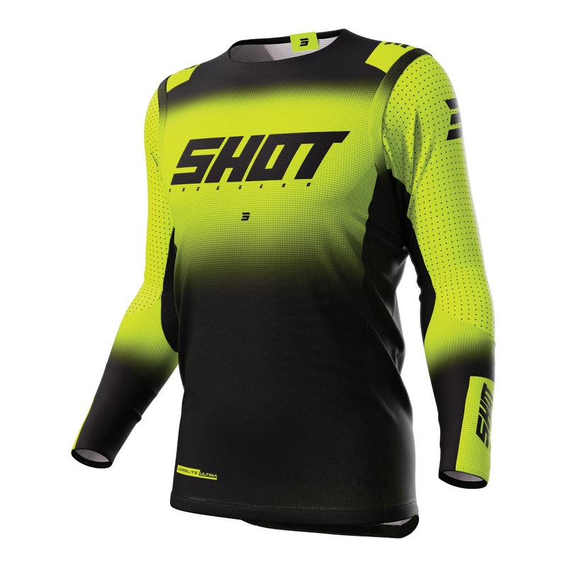 Shot Aerolite Ultima Jersey Neon Yellow S