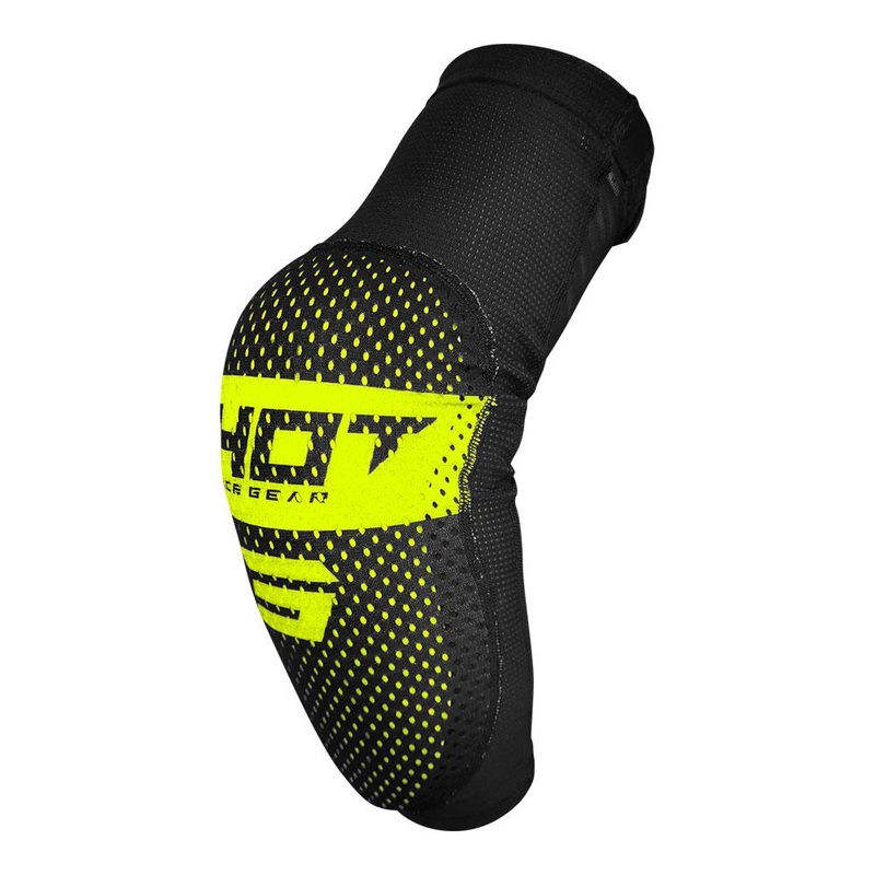 Shot Airlight 2.0 Elbow Guards Adult Black/Neon Yellow XS / S