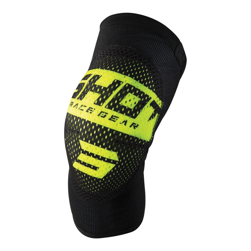 Shot Airlight 2.0 Knee Guards Adult Black/Neon Yellow XS / S