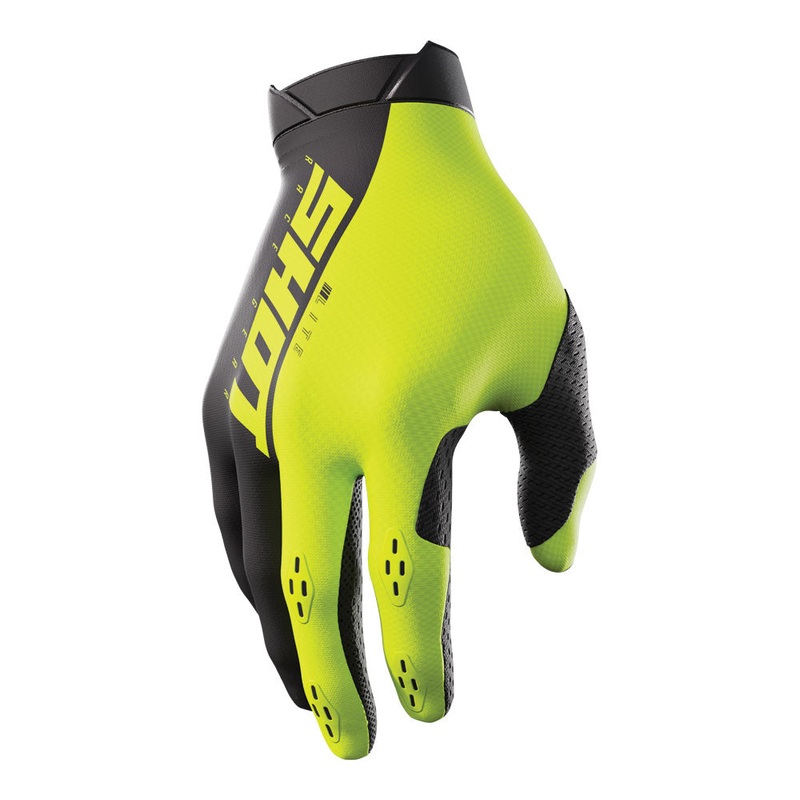 Shot Lite Gloves Neon Yellow 8