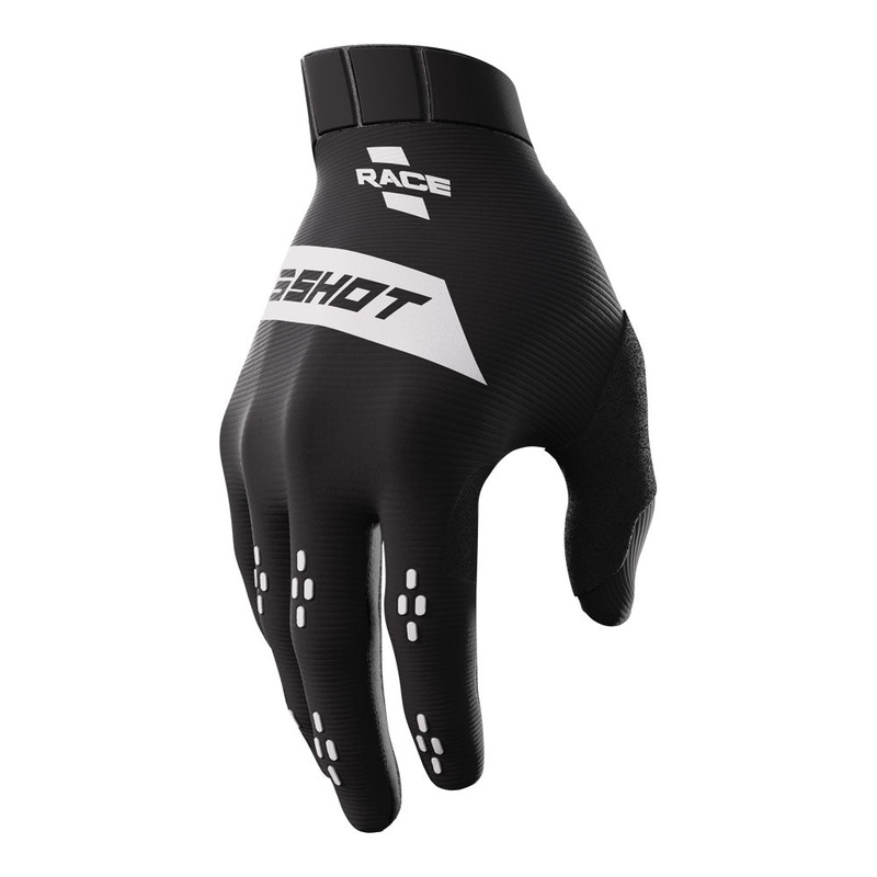 Shot Race Gloves Black 7